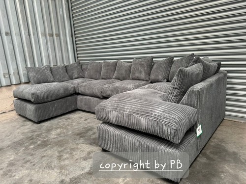 Shape sofa sale brand new - u,