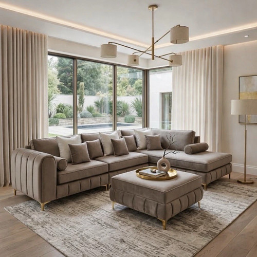 Luxury lilly corner sofa - luxury,