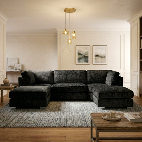 Bishop shape sofa set - sofa,