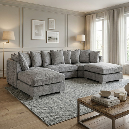 Bishop shape sofa modern - u-shape,