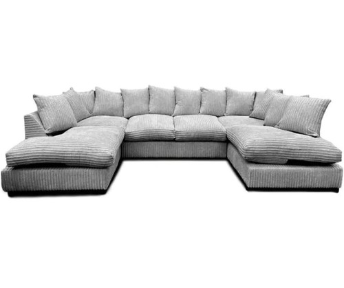 Grey jumbo cord shape - jumbo, corner